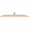 Ekena Millwork Portland Smooth Timber Gable Bracket, Douglas Fir, 84"W x 17"H x 3 1/2"D x 5 1/2"F, 5/12 Pitch GBW084X17X0406POR00SDF - alternate 5